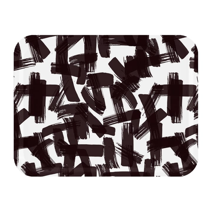 Kryss Tablett 33 x 43cm - Black-white - Åry Home