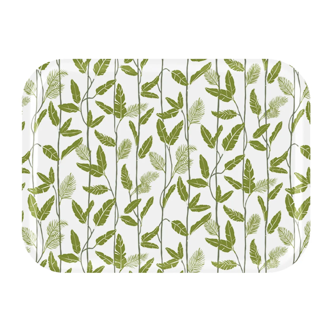 Mougli Green Tablett 20 x 27cm, Green-white Åry Home