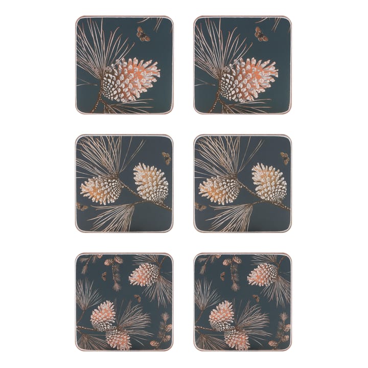 Pine Cone Glasuntersetzer 6er Pack, Thunder Åry Home