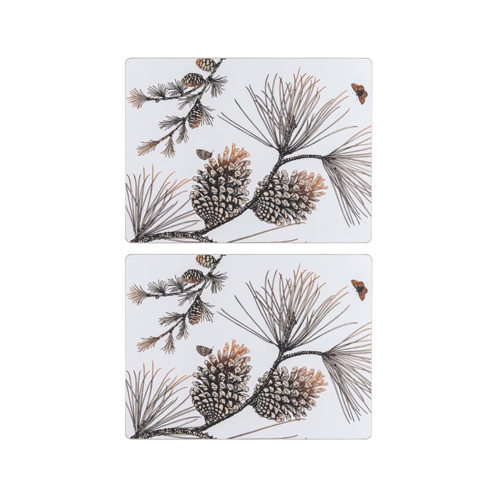 Pine Cone Platzdecke 2er Pack - Cotton white - Åry Home