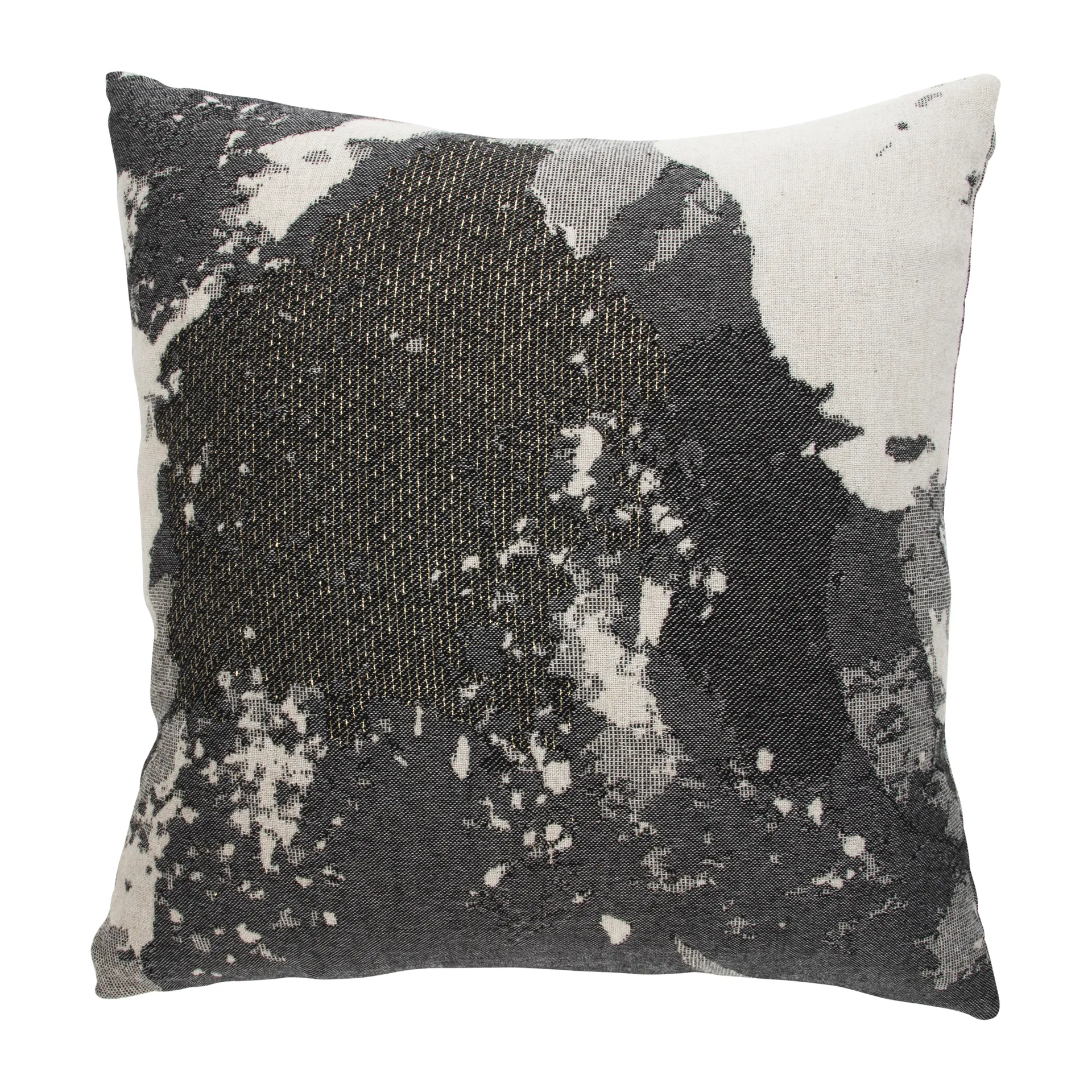 Floreo Kissen 45 x 45cm, Weiß-grau AYTM
