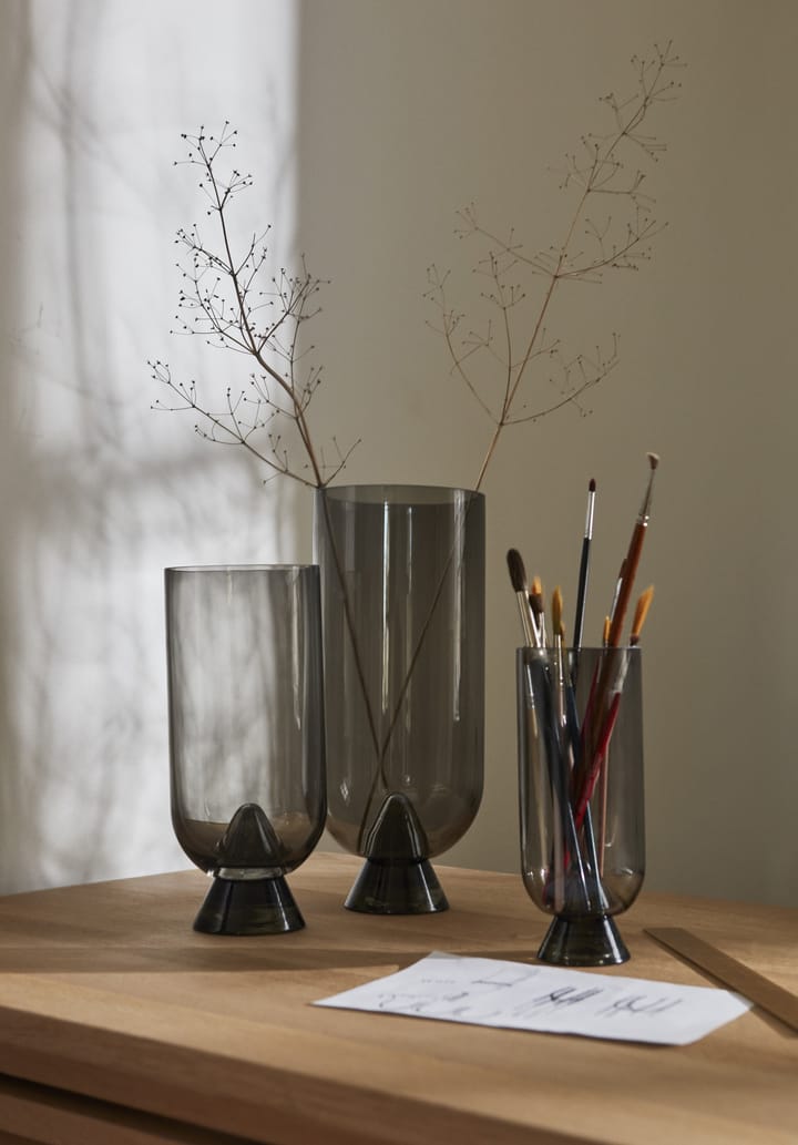 Glacies Vase 24cm, Schwarz AYTM