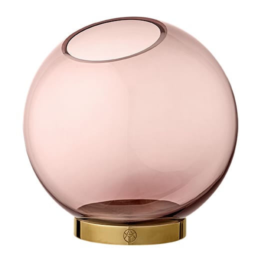 Globe Vase mittel, Rose gold AYTM