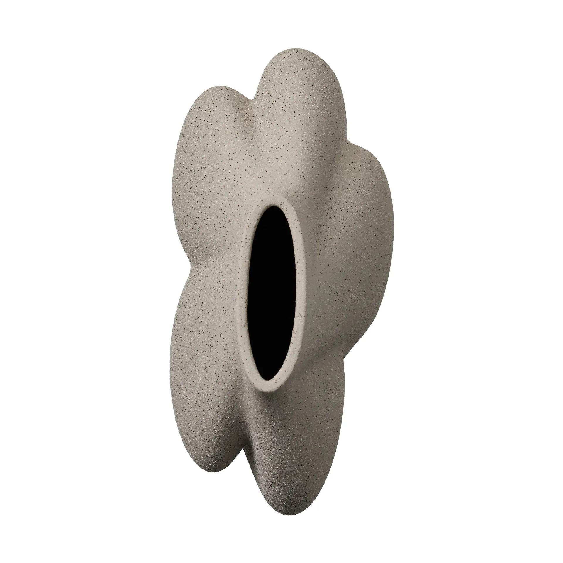 Saltare Vase, Taupe, Ø13,8×30 cm AYTM