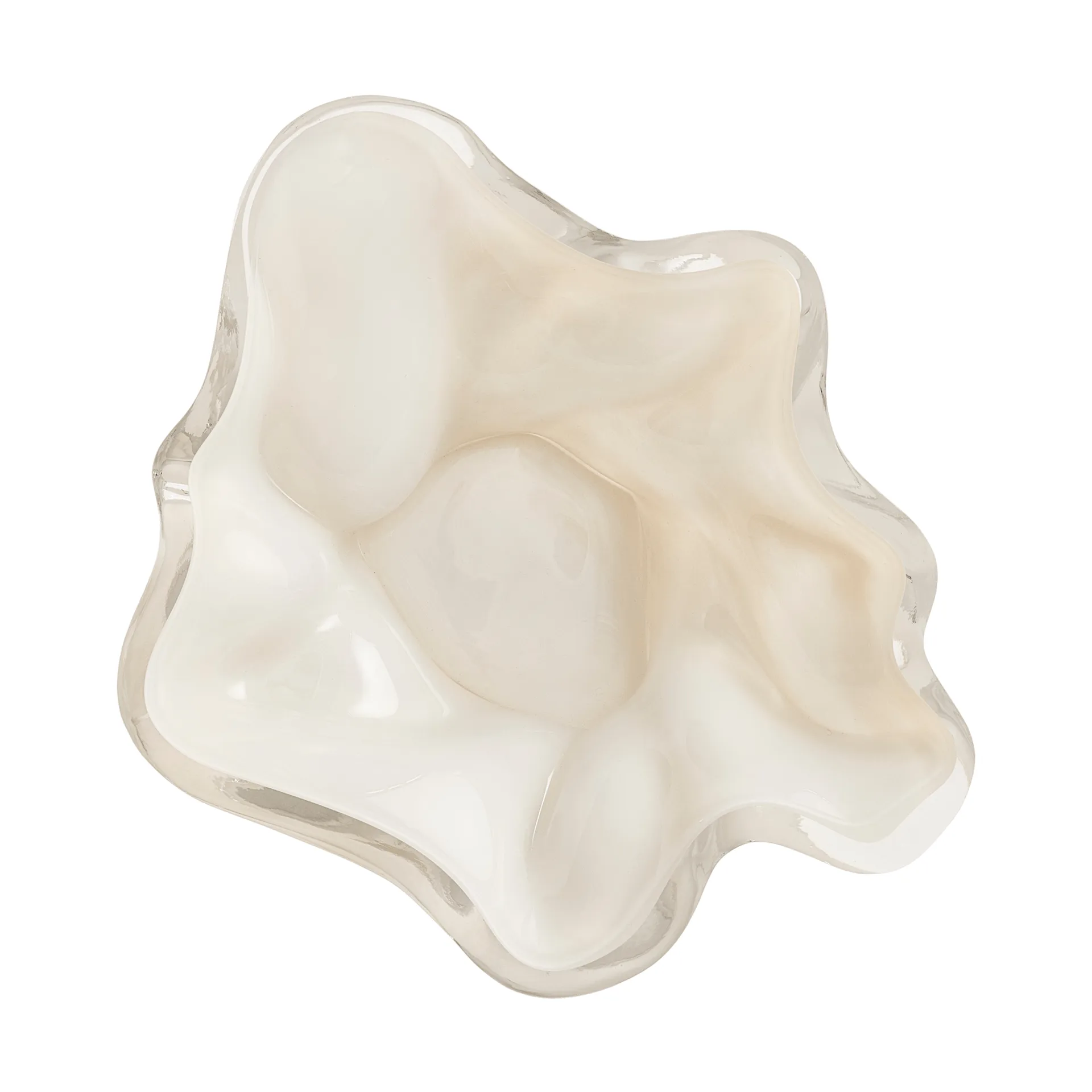 Vena Dekorationsschale, Dark cream AYTM