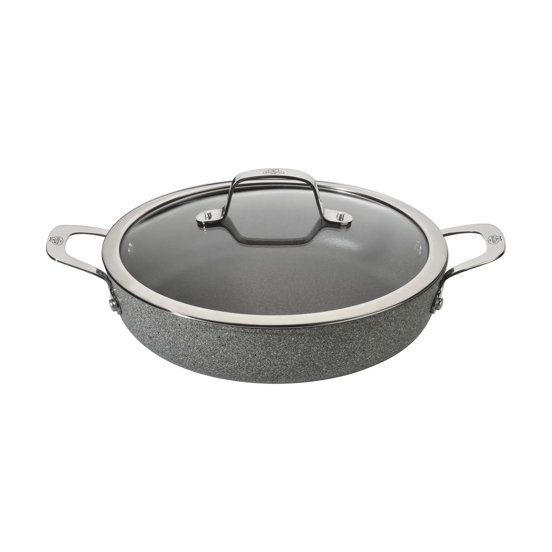 Ballarini Salina Ti-X Servierpfanne mit Glasdeckel, 28 cm Ballarini