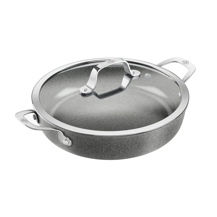 Salina Ceramic Granit Servierpfanne mit Glasdeckel - 28 cm - Ballarini