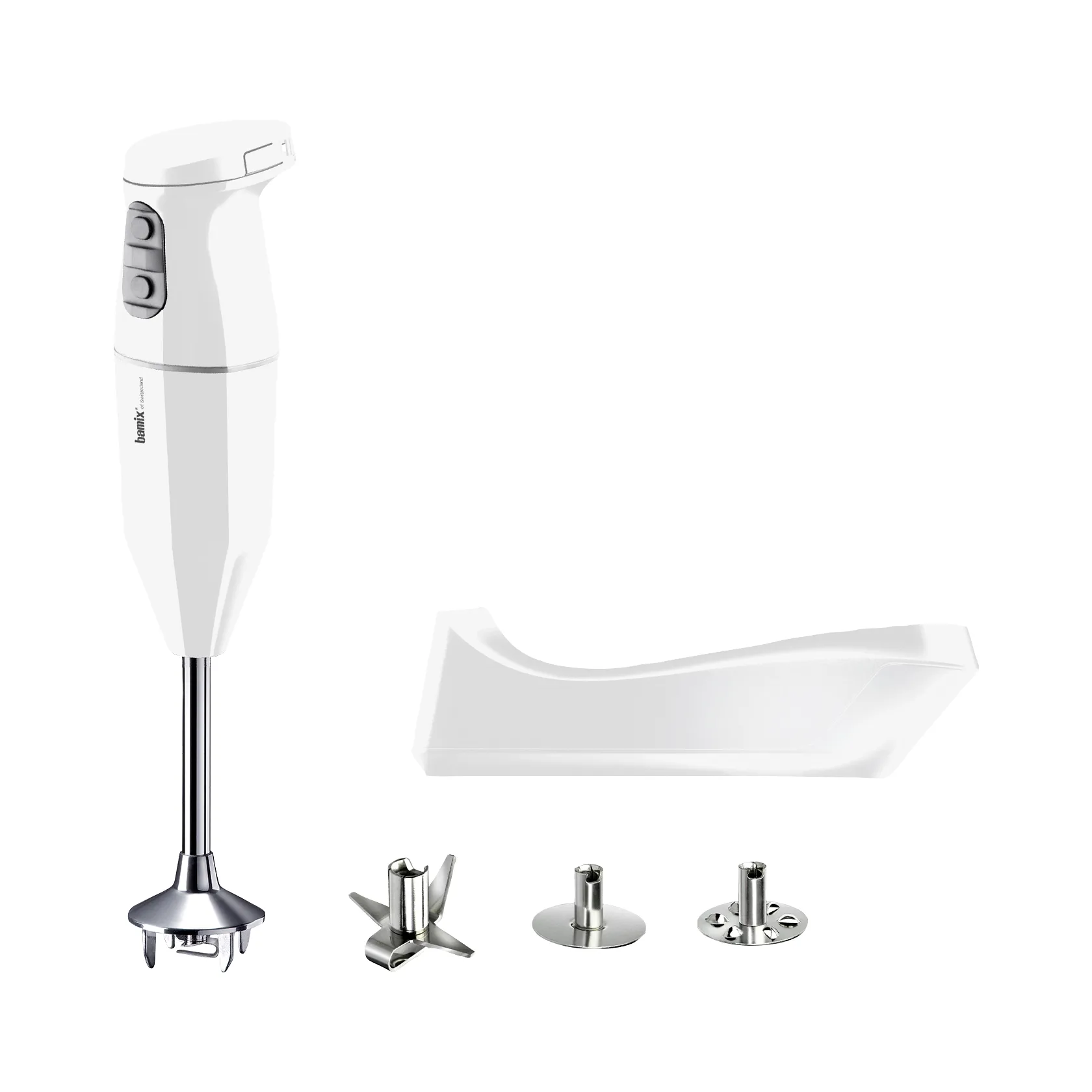Bamix Cordless Stabmixer, Weiß Bamix