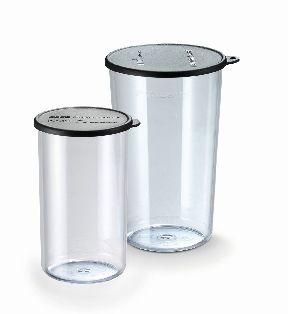 Bamix Mixbecher mit Deckel 400+600ml für bamix Transparent