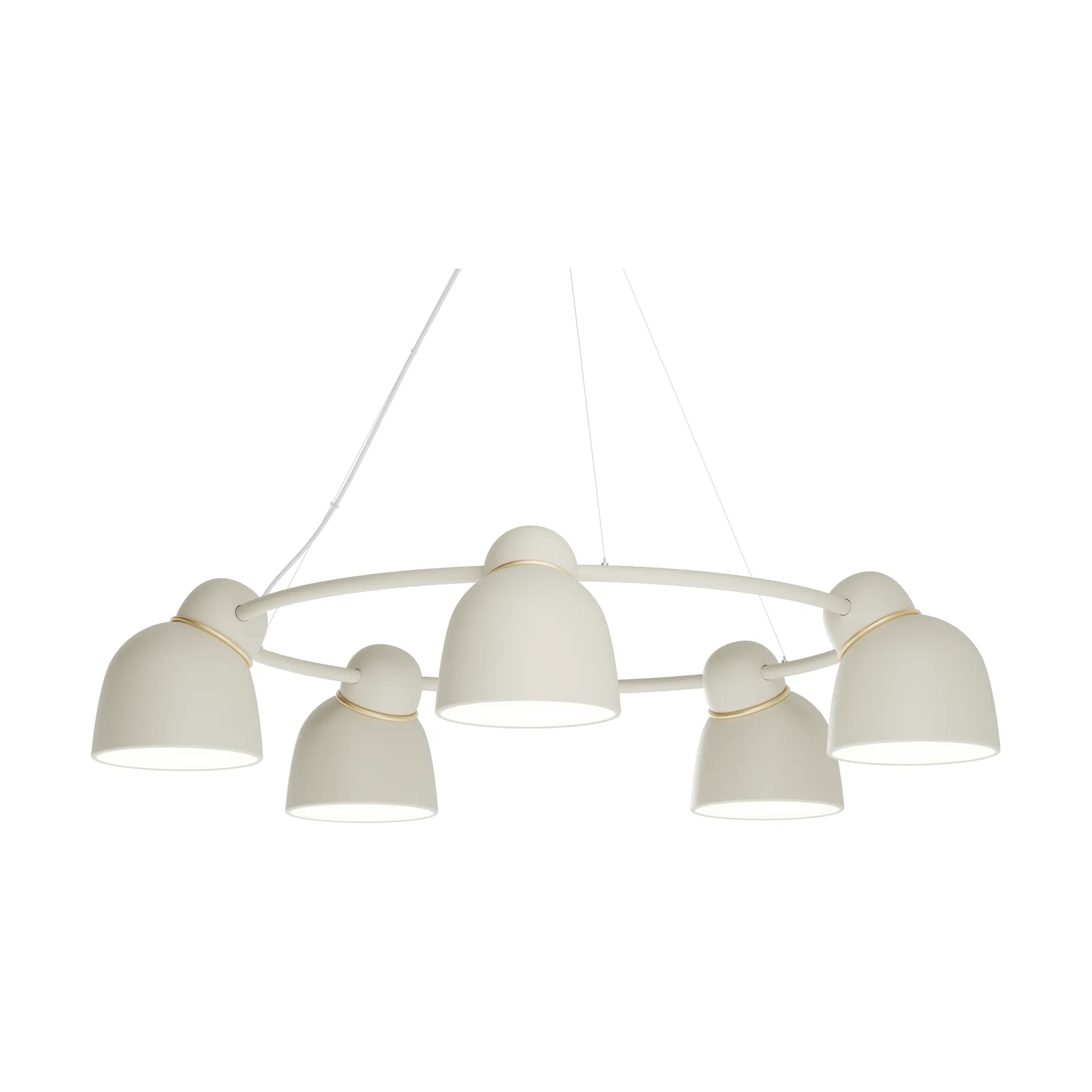 Bird Kronleuchter Ø95,3 cm, Sand-Messing Belid