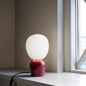 Buddy Tischleuchte Opalglas - Weinrot - Belid