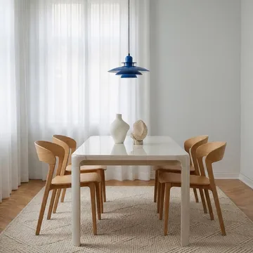 Primus Pendelleuchte Ø43cm - Tief Blau-Mattschwarz - Belid