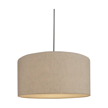 Soft Pendelleuchte Ø40cm - Leinen natur-Metallic Bronze, Ø60 cm - Belid