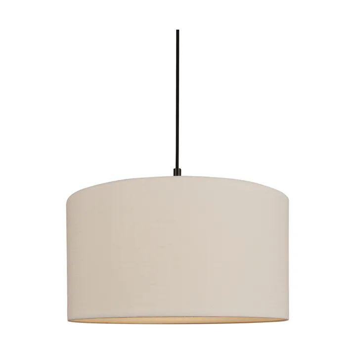 Soft Pendelleuchte Ø40cm - Leinen weiß-metallic Bronze, Ø44 cm - Belid