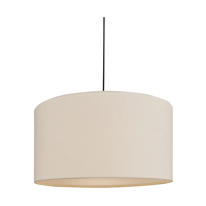 Soft Pendelleuchte Ø40cm - Leinen weiß-metallic Bronze, Ø60 cm - Belid