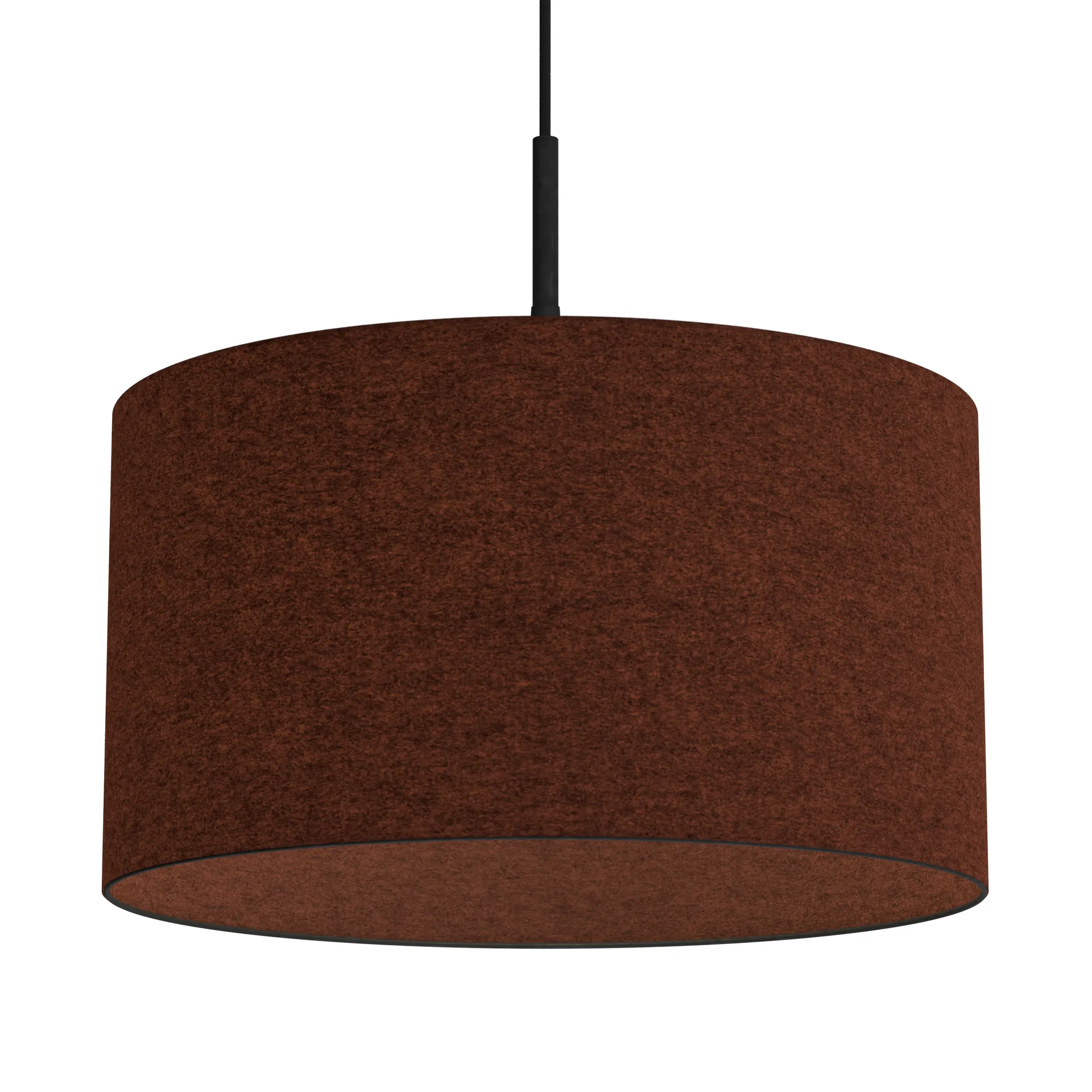 Soft Pendelleuchte Ø40cm, Rostrote Wolle Belid