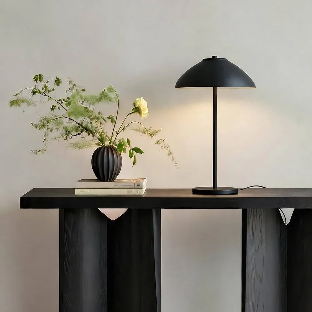 Tischlampe Vali, Matt Schwarz, 40 cm Belid