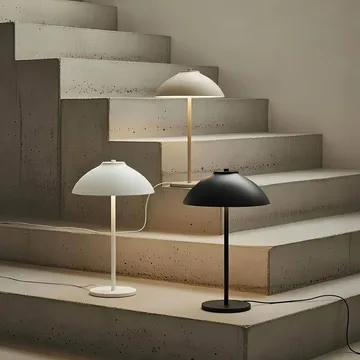 Tischlampe Vali - Mattweiß, 40 cm - Belid