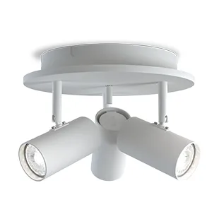 Tyson 3-Spotlight Ø25 cm - Weiß - Belid