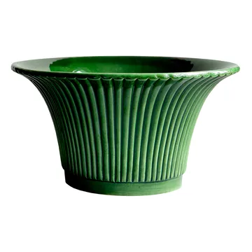 Daisy Blumentopf glasiert Ø25 cm - Grün - Bergs Potter