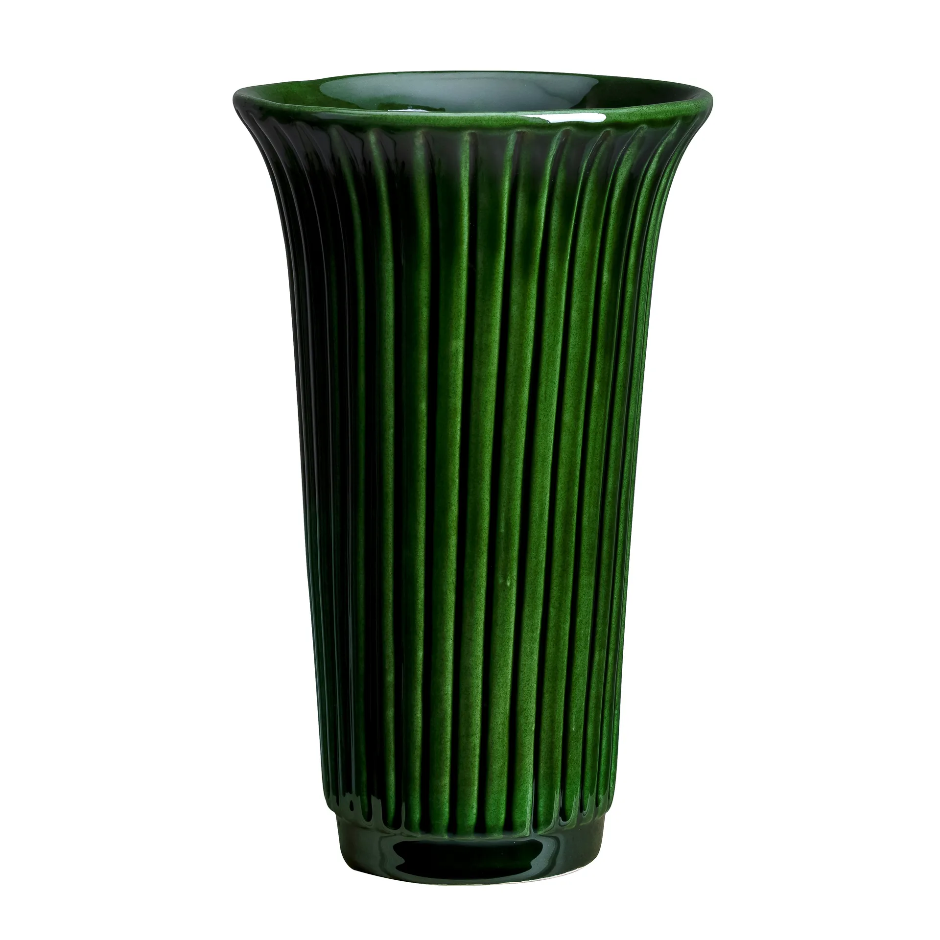 Daisy Vase glasiert Ø12cm, Grün Bergs Potter