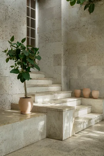 Delphi Topf mit Untersetzer 2-teilig - Rosa, Ø26 cm - Bergs Potter