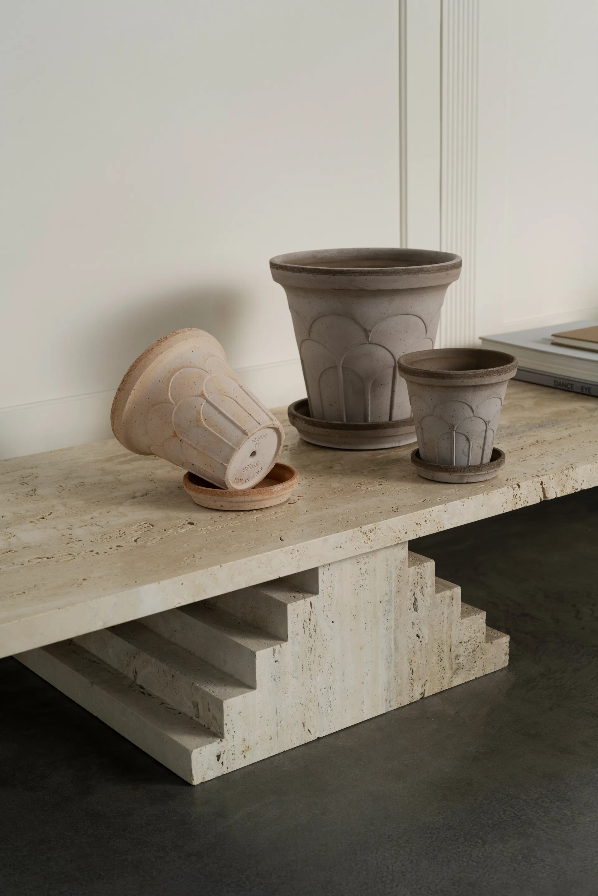 Fleur Übertopf mit Untersetzer 2-teilig, Rosa, Ø16 cm Bergs Potter