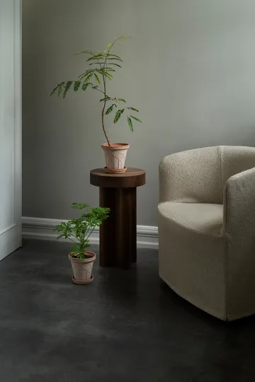 Fleur Übertopf mit Untersetzer 2-teilig - Rosa, Ø16 cm - Bergs Potter