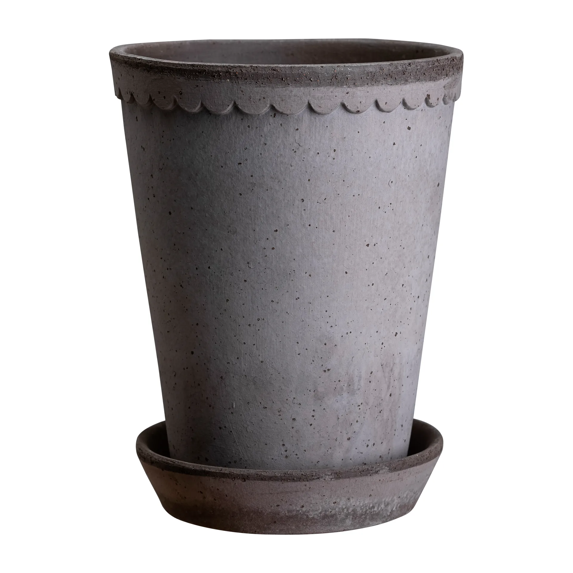 Helena Blumentopf hoch Ø14cm, Grau Bergs Potter
