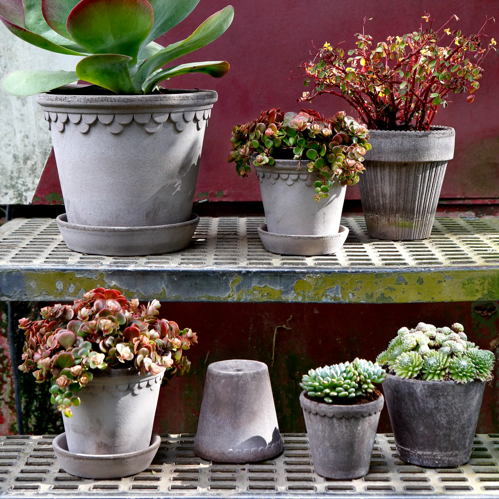 Københavner Blumentopf Ø18cm, Grau Bergs Potter