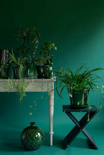 K�øbenhavner Blumentopf glasiert Ø18cm - Grün - Bergs Potter