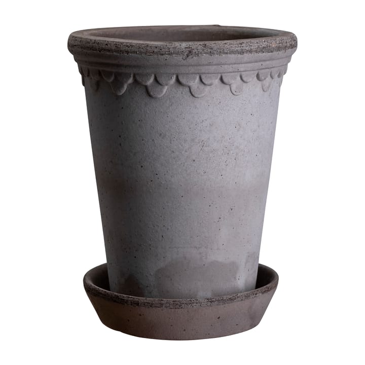 Københavner Blumentopf hoch Ø14 cm - Grau - Bergs Potter