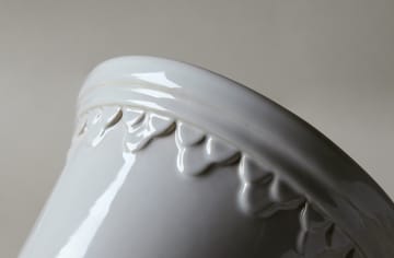 Kopenhagen Blumentopf glasiert Ø16 cm - Mineral White - Bergs Potter