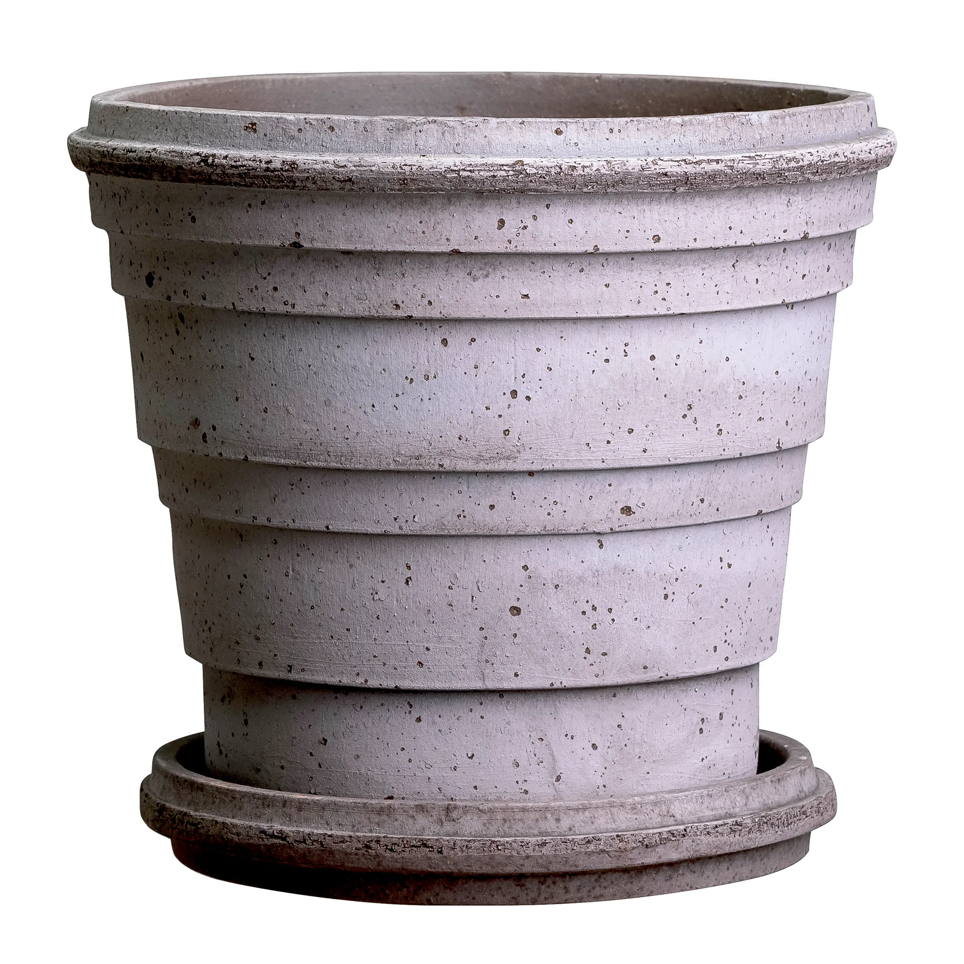 Planet Saturn Blumentopf Ø16cm, Grau Bergs Potter