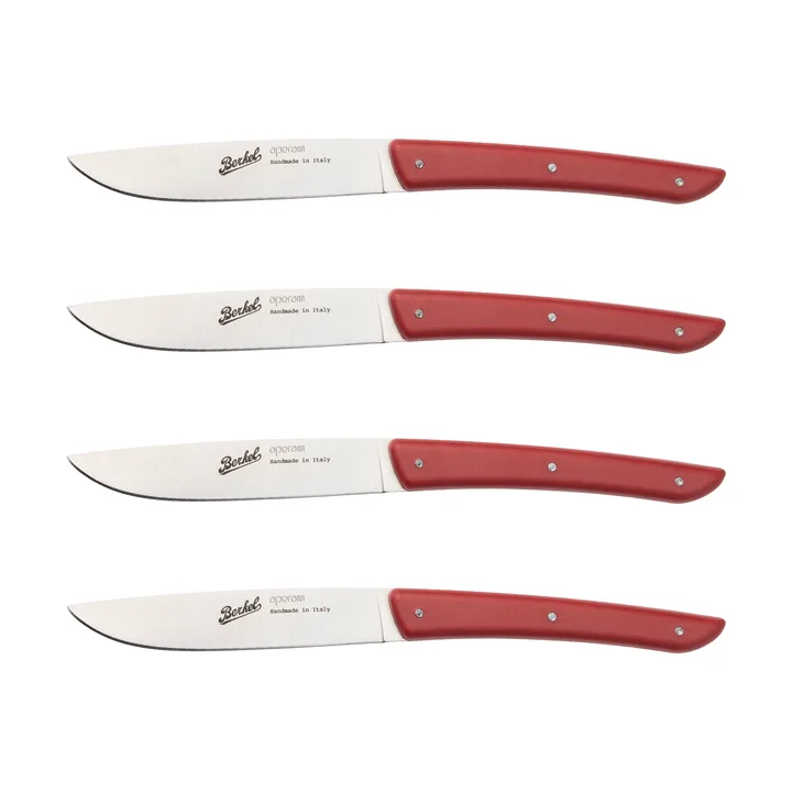 Color Fleischmesser 4er-Pack 11 cm - Red - Berkel