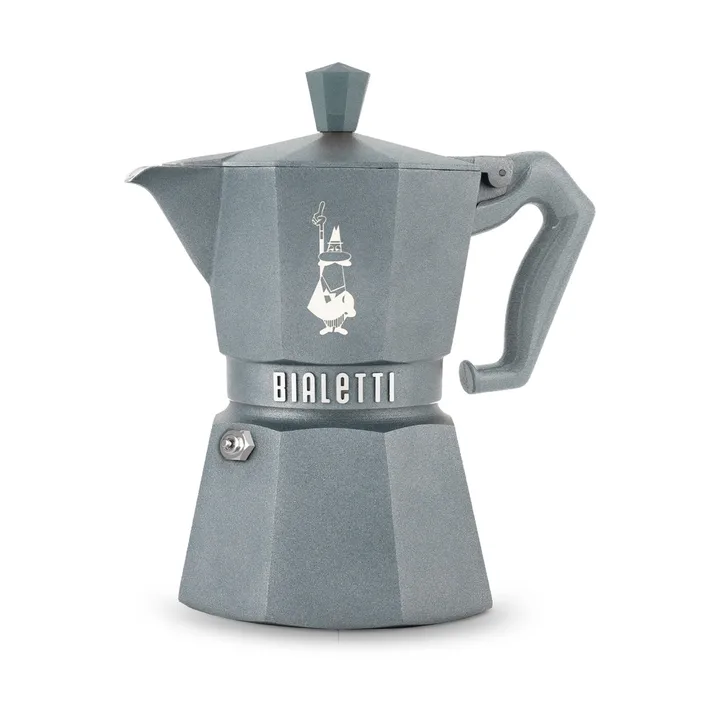 Bialetti exklusive Mokkakanne Induktion - Grau, 3-telig - Bialetti