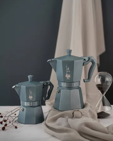 Bialetti exklusive Mokkakanne Induktion - Grau, 3-telig - Bialetti