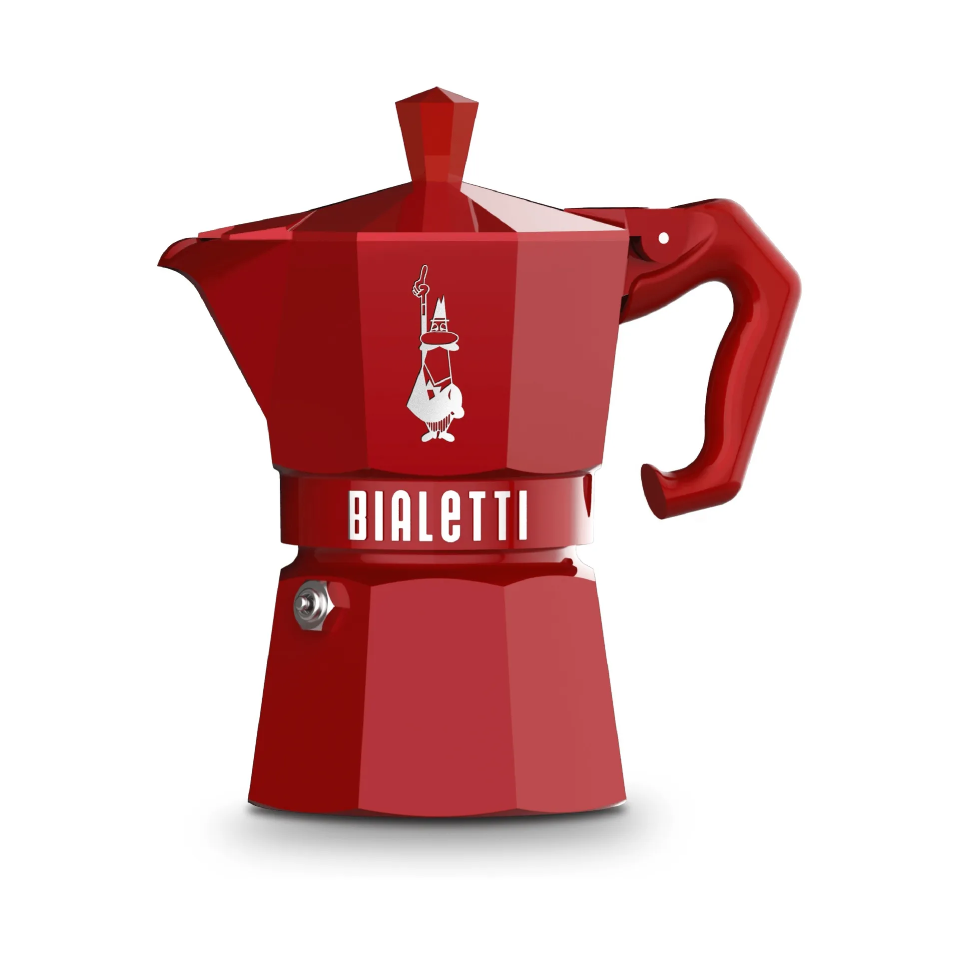Bialetti exklusive Mokkakanne, Rot, 3-telig Bialetti