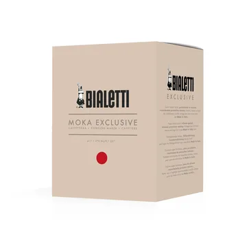 Bialetti exklusive Mokkakanne - Rot, 6-telig - Bialetti