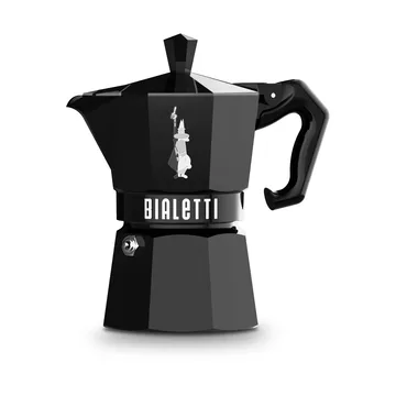 Bialetti exklusive Mokkakanne - Schwarz, 3-Tassen - Bialetti