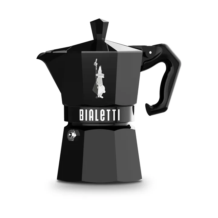 Bialetti exklusive Mokkakanne - Schwarz, 3-Tassen - Bialetti