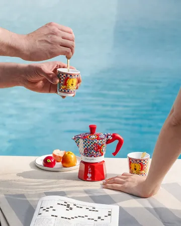 Bialetti x Dolce & Gabbana Espressokocher - Sicilian cart, 3 Tassen - Bialetti