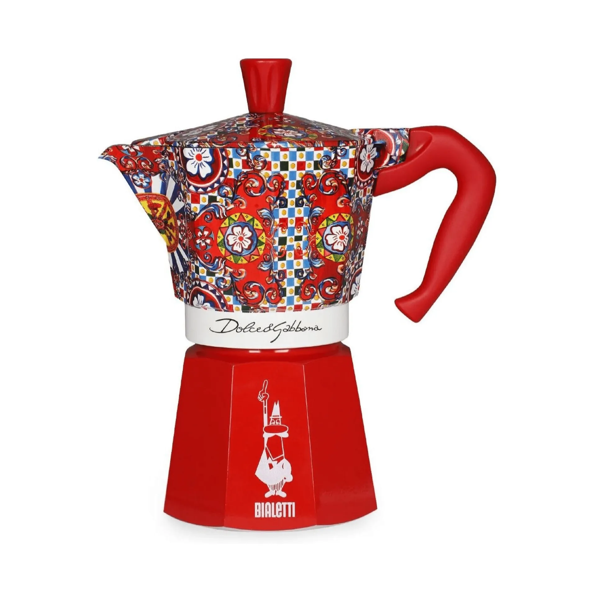 Bialetti x Dolce & Gabbana Espressokocher, Sicilian cart, 6 Tassen Bialetti