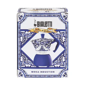 Bialetti x Dolce & Gabbana Mokkakanne Induktion - Mediterraneo, 4-teiliges Set Tassen - Bialetti