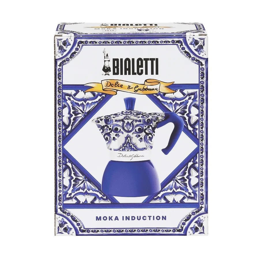 Bialetti x Dolce & Gabbana Mokkakanne Induktion, Mediterraneo, 6 Tassen Bialetti