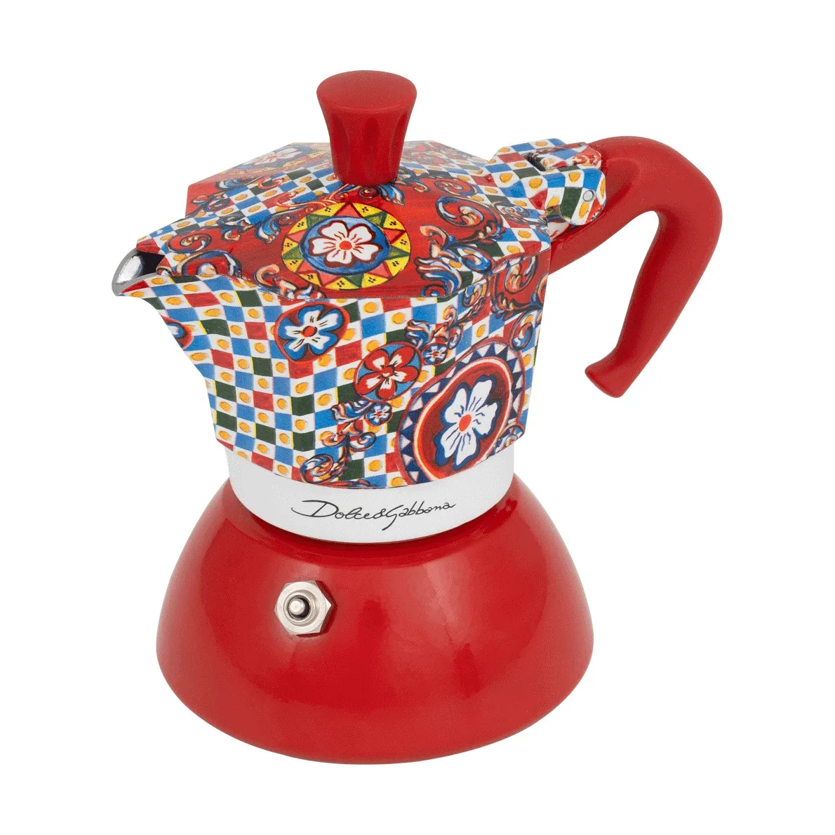 Bialetti x Dolce & Gabbana Mokkakanne Induktion, Sicilian cart, 2-tlg. Bialetti