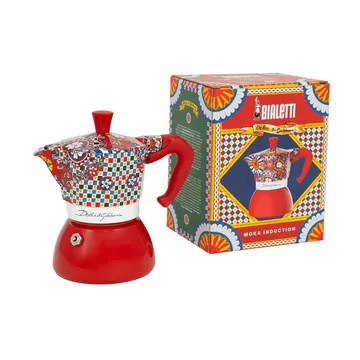 Bialetti x Dolce & Gabbana Mokkakanne Induktion - Sicilian cart, 4-telig - Bialetti