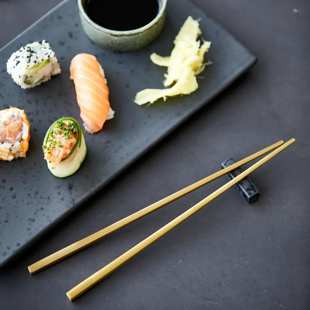 Bitz Essstäbchen Set, Messing Bitz