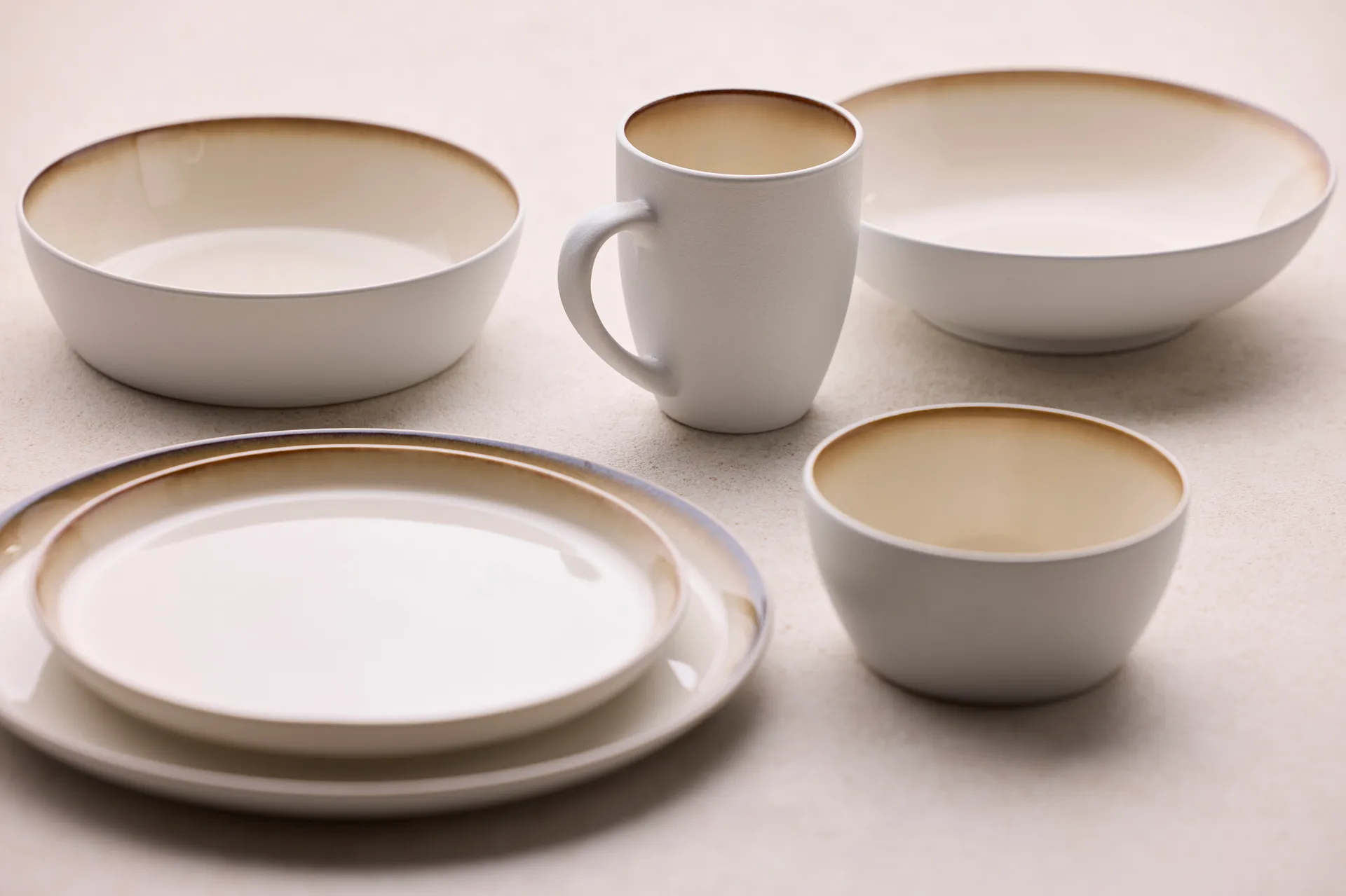 Bitz Pastaschale Gastro Ø20 cm, Weiß-cremeweiß Bitz