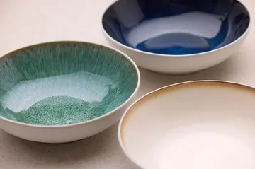 Bitz Pastaschale Gastro Ø20 cm - Weiß-Grün - Bitz